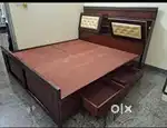 5/6.5 with storage and Head bottom storage cot wholesale price
