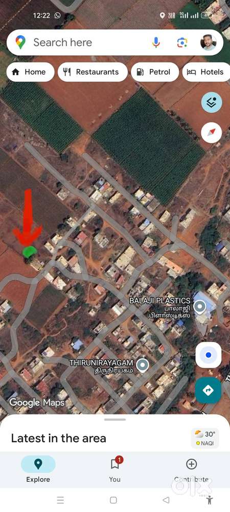 Agri land farm house residential area