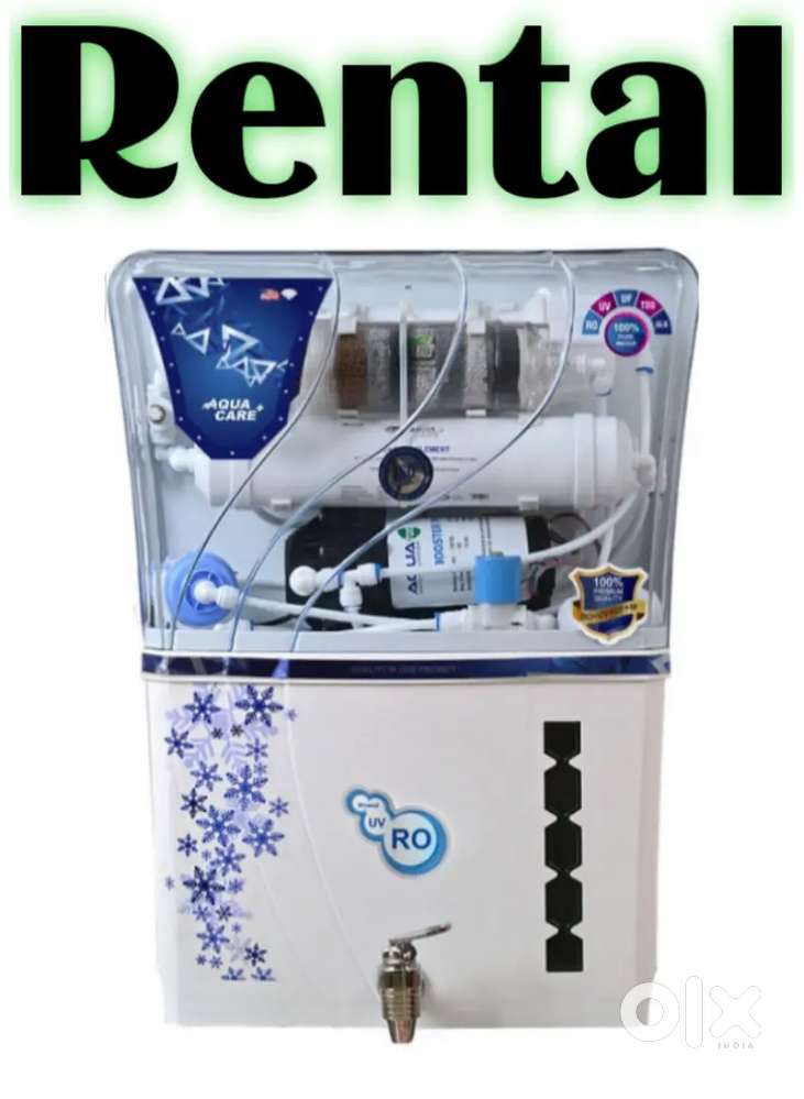 Water purifier available on rent