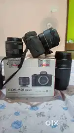 Canon M50 mark 2 With 3 lenses