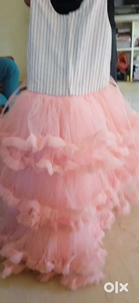 Butterfly barbie girl dress.