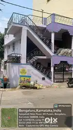 Two floor independent corner house suitable for commercial shops and p