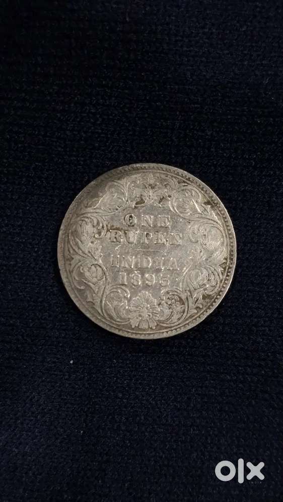 Victoria Empress- One Rupee India 1895 Coin