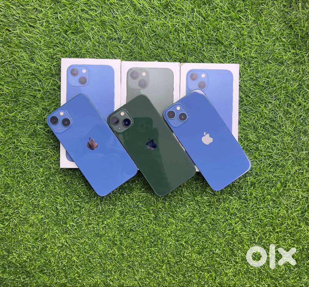 Apple iPhone 13 128GB Blue & Green Color Indian Unit Out Of Warranty