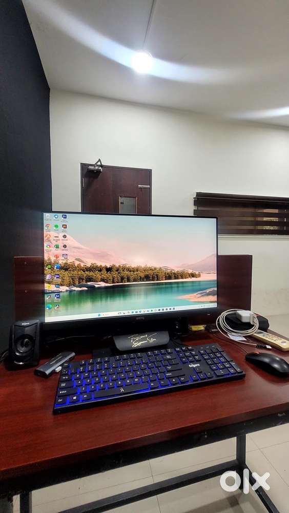 Amd Ryzen 7 5700G with Radeon Graphic Computer & Monitor