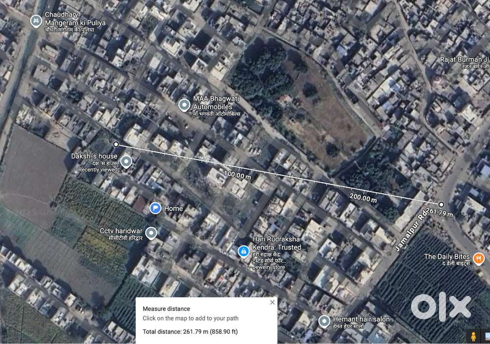 2 Side open plot for sale in Rajagarden