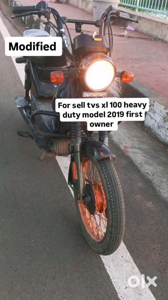 For sell tvs xl 100 heavy duty modified mini bike Jada kaam nhi hai