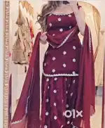 Farshi salwar suit maroon