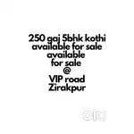 A brand new double story 5bhk villa available 4 sale on VIP Road, ZRK