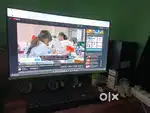 32 inch monitor. Wit. Cpu. i5 core processor 512gb hard disk