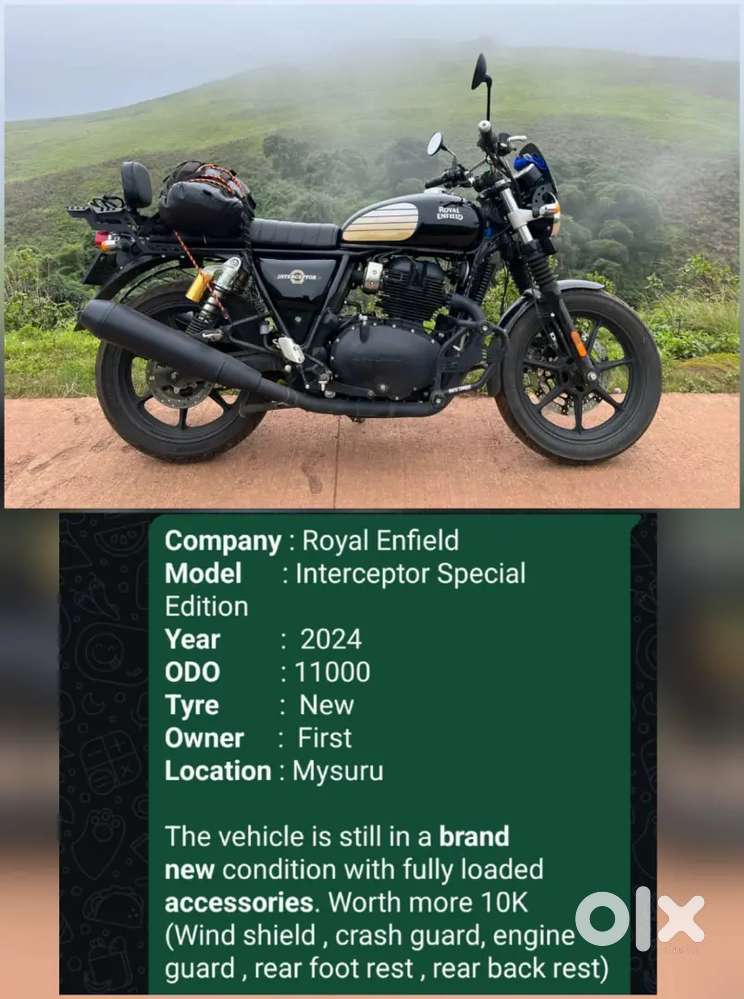 Brand New Interceptor 650 in Mint Condition Vehicle For Sale