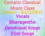 Carnatic Classical Music Class-Vocals,Bhavageethe,Devotional,Film song