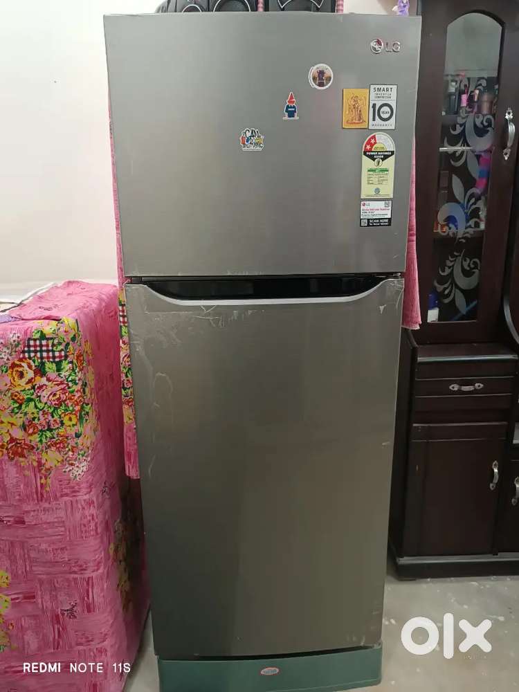 New double door fridge