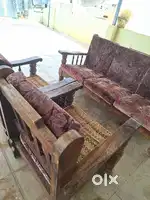 3+2 Natural Matured Rose Wood Sofa with two chairs