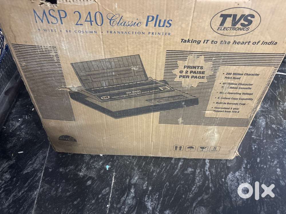 Tvs msp printer 240 new condition