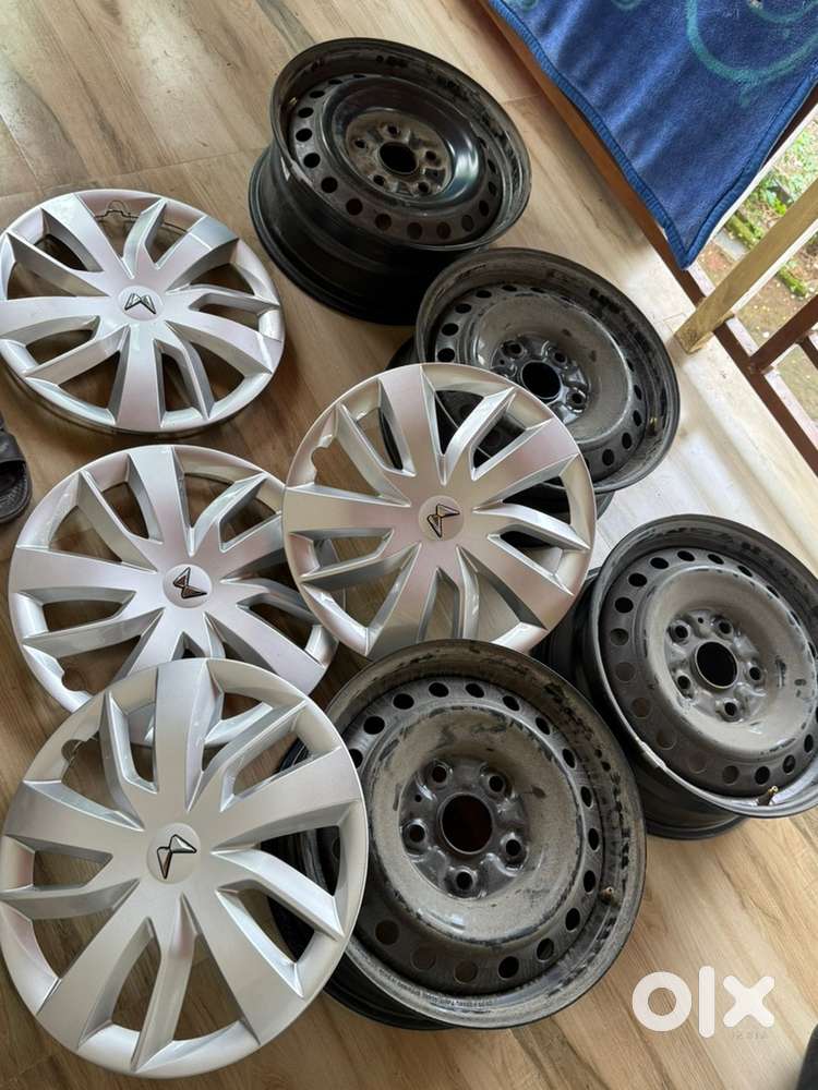 Mahindra ScorpioN Z4 - Steel Rims and Wheelcaps Original NEW 2025