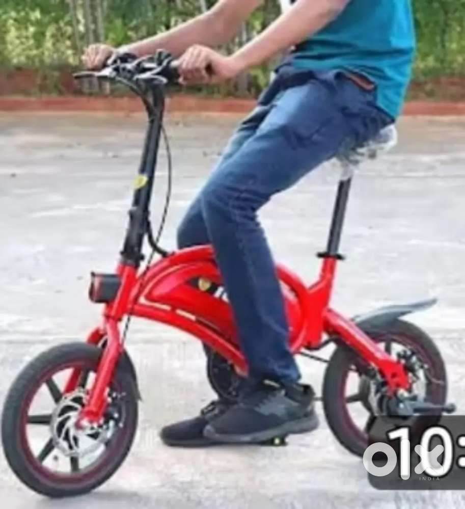 Electric bicycle foldable