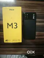 Poco m3 6/64  1 year old new condition with free chager and cover