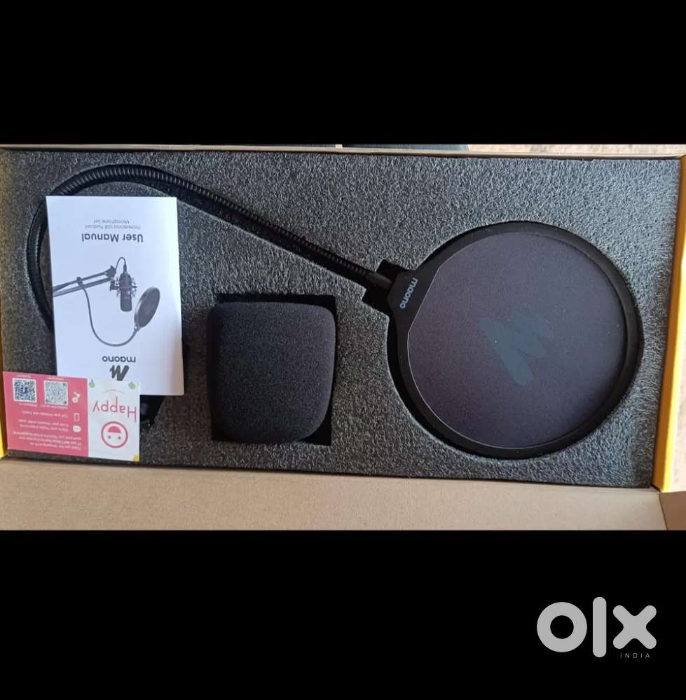 *Urgent Sell* MAONO AU-A04 Condenser USB Microphone & Headphone(Black)