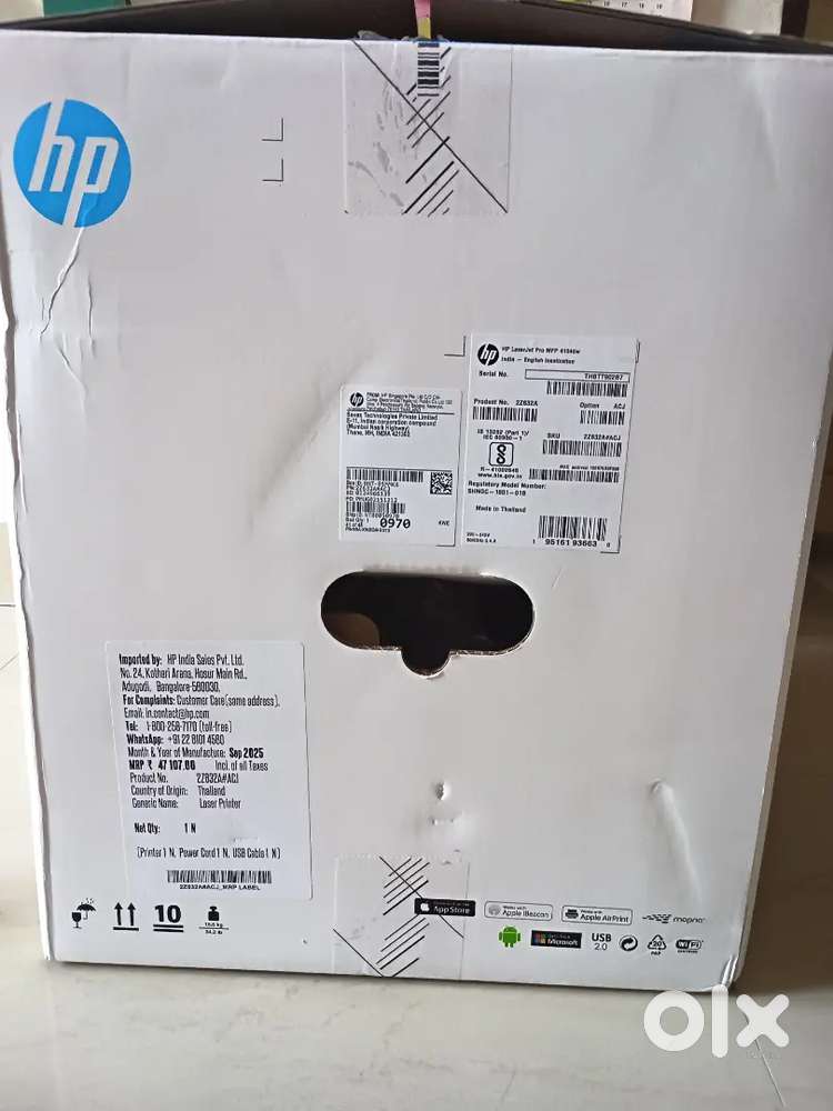 HP Laser printer - Brand new UNBOX piece