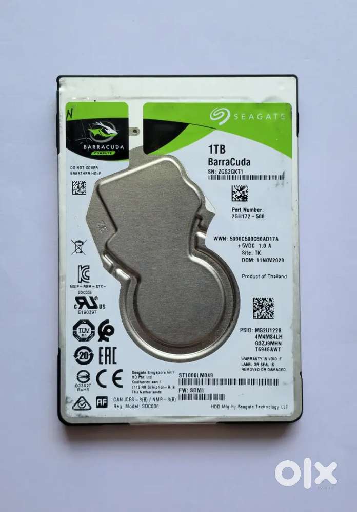 Seagate Barracuda 1TB HDD 1TB 7200RPM