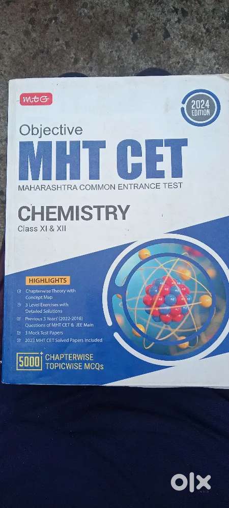 Objective book for preparation of mht cet mtg chemistry