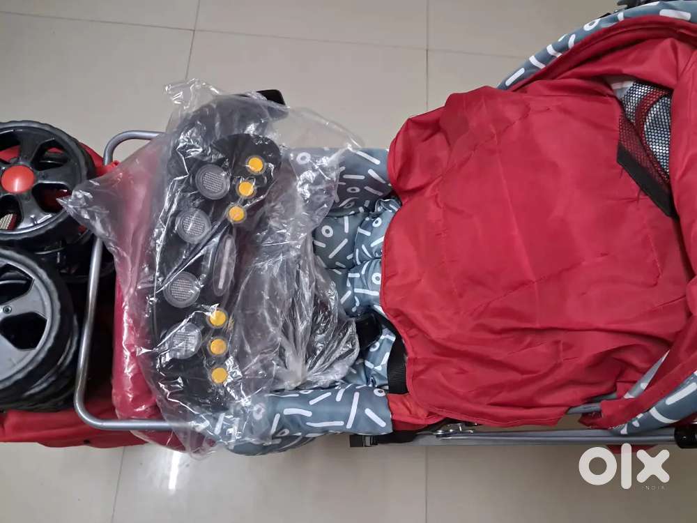 Baby stroller with music system