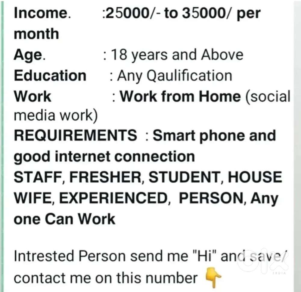 Online work from home part time full time are interested DM