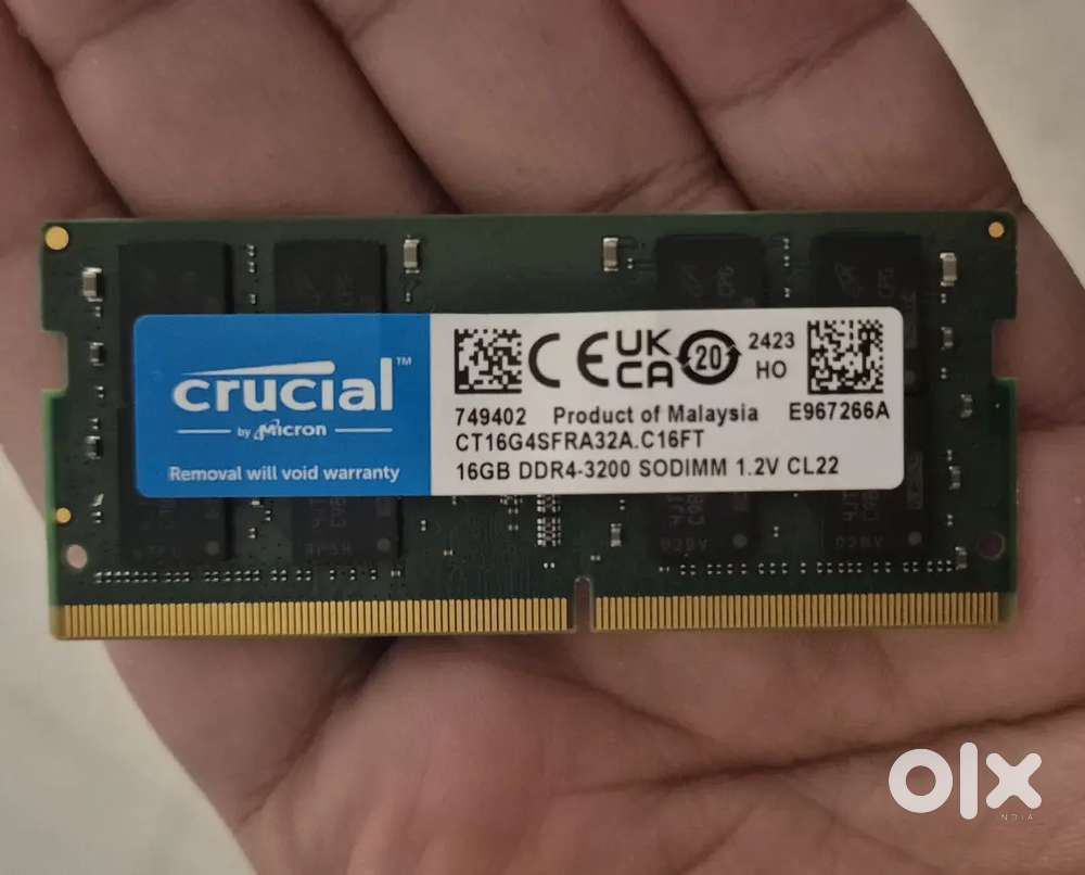 16GB DDR4 3200 Crucial RAM