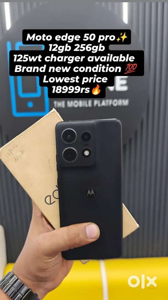 Moto edge 50 pro 12gb 256gb full box kit available lowest price