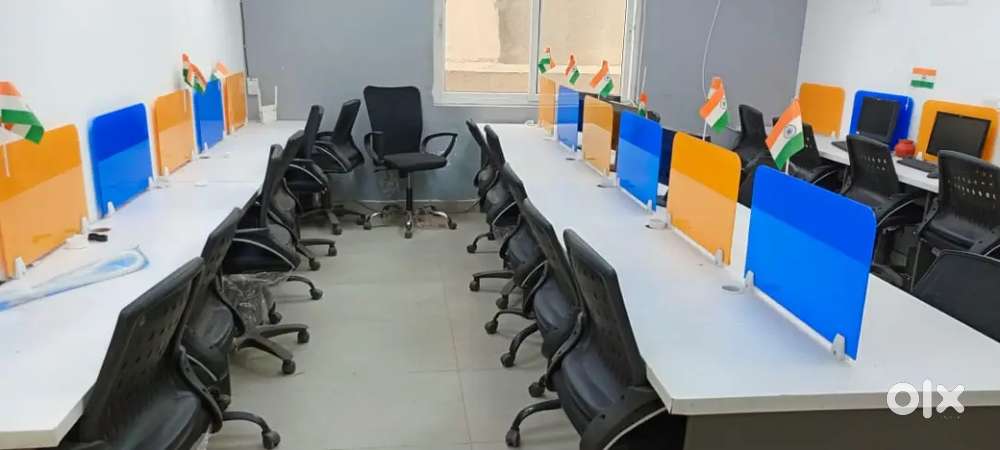2 Cabin's with Workstation's fully furnished office space