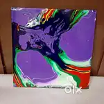 Abstract painting on canvas