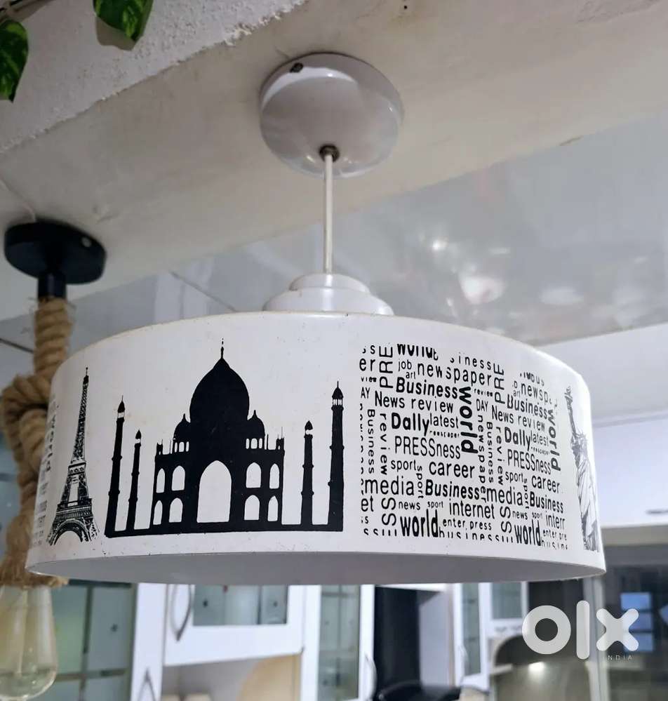 Designer ceiling lamp without holder