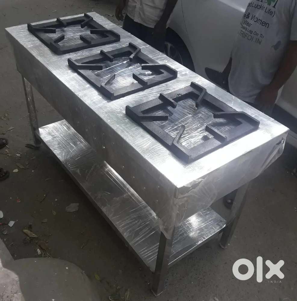 2 WEEKS OLD COMMERCIAL 3 RANGE BURNER  IN  KATWARIA