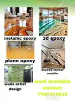 Epoxy flooring house painting work available