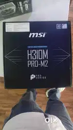 (ASRock H370M-HDV/M.2) & (MSI H310M PRO) unboxed, In Warranty @ ₹8500