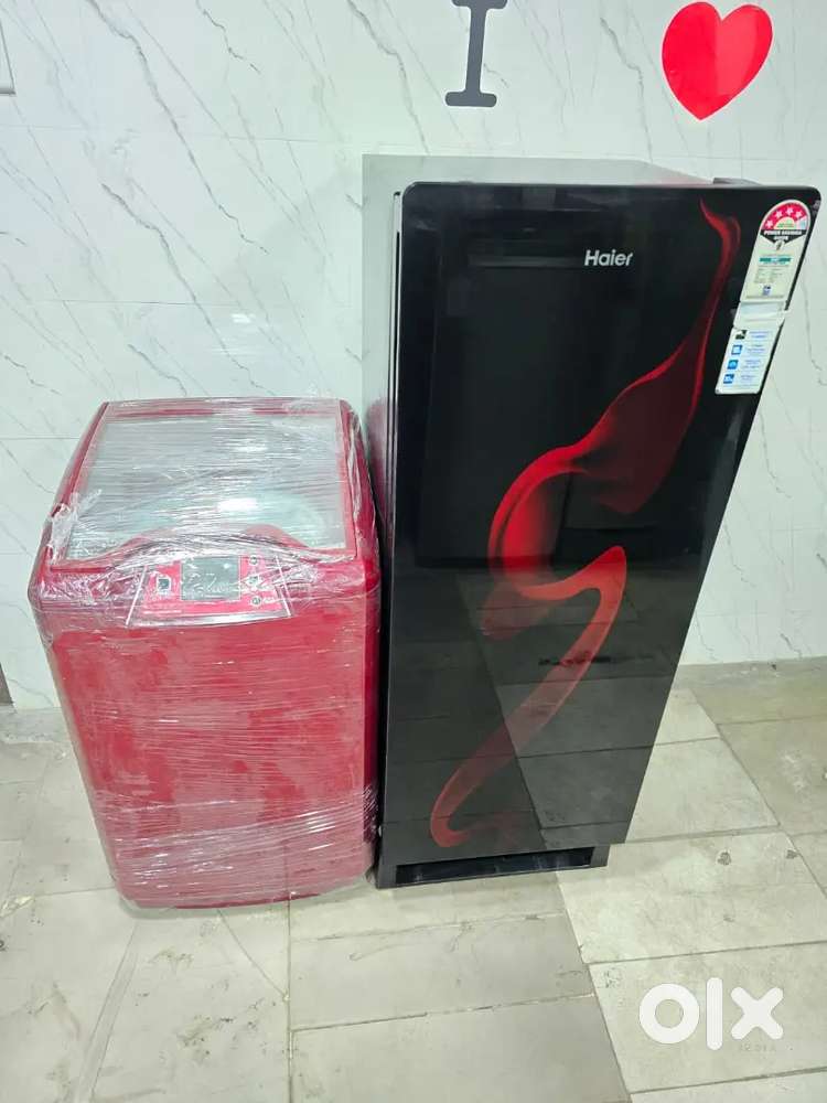 Combo offer Refrigerator an washing machine with warranty an door step