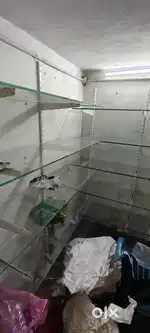 Glass door and rack