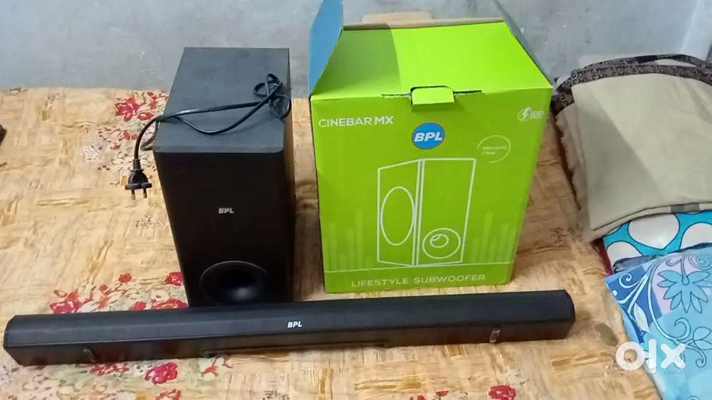 BPL SUBWOOFER AND SOUNDBAR 100WATT