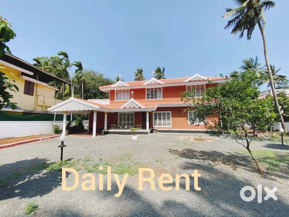 Daily Rent 3BHK AC FULLY FURNISHED HOUSE THRISSUR