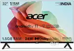 Acer led smart google tv with voice assistant