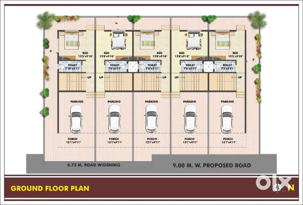 @Indira Nagar 2066 sqft 3bhk Row house for sale