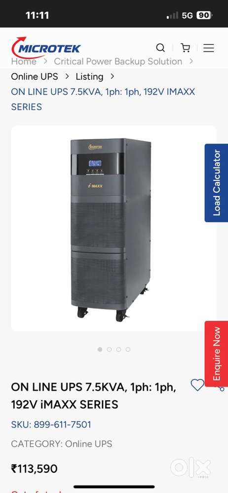 Maicroteck ups 7.5 kva