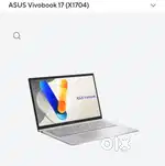 Brand New Asus Vivo book 17  laptop Sealed Pack untouched