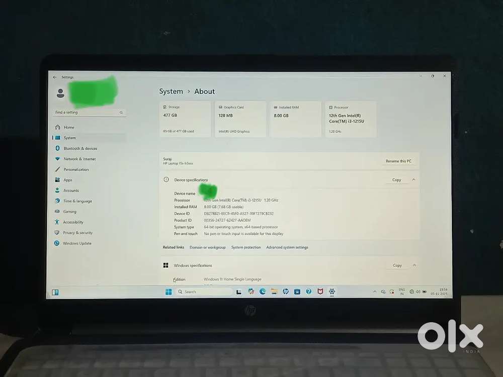 Hp laptop Good condition