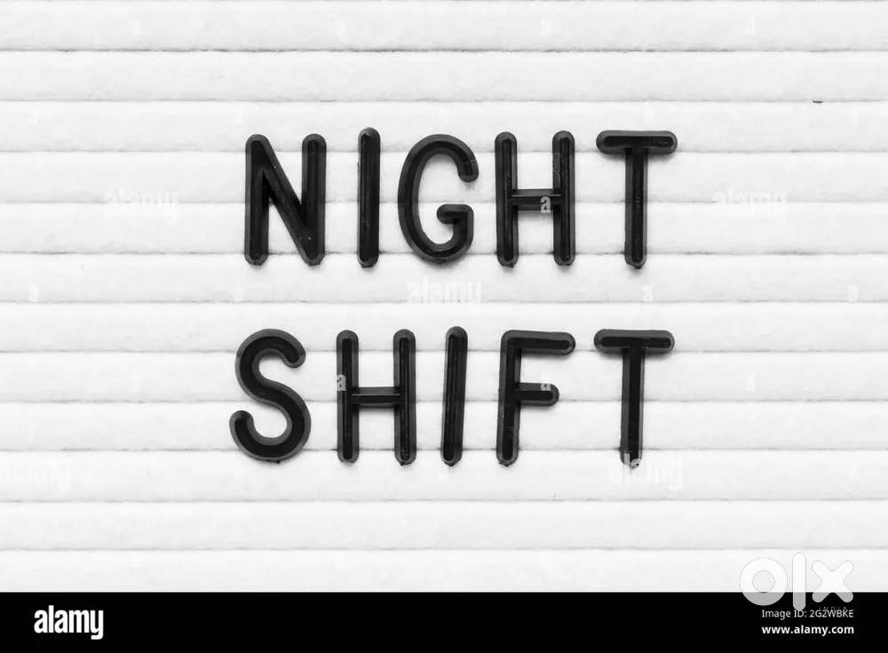 Night shift jobs available