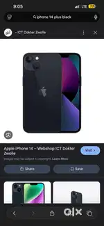 iPhone 14 plus black  128gb