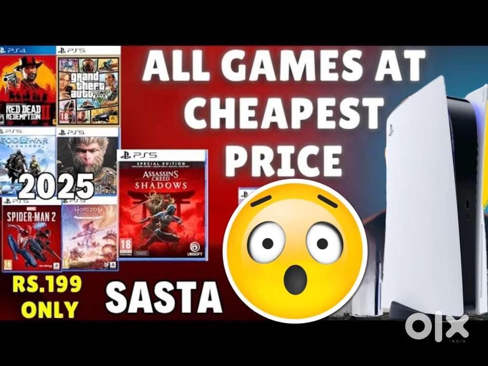 PS5 / PS4 ALL GAMES AVAILABLE IN BEST PRICE