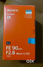 Sony FE 90MM f 2.8 lens for E Mount full frame and APSC camera