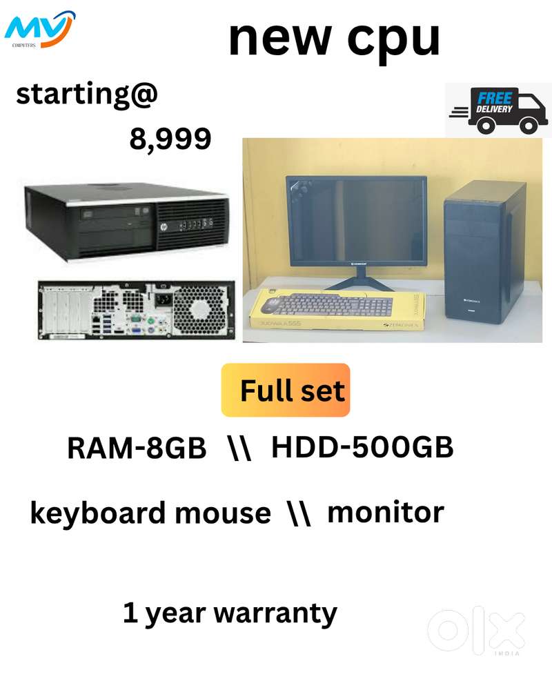 Desktop Laptop Sales & Service  CPU - Branded